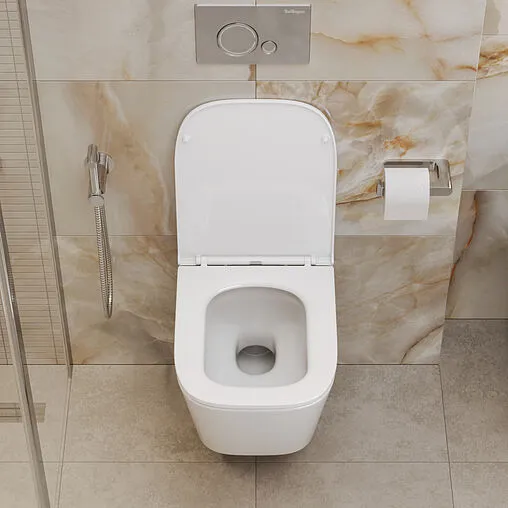 Унитаз подвесной безободковый BelBagno Ardente Tornado белый BB520CH-TOR/SC