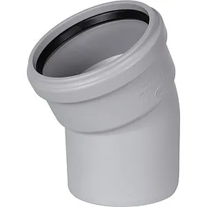 Отвод внутренний бесшумный D=110мм Угол 30° Stout SKB-0009-011030, 1