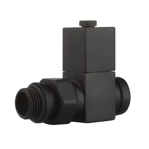 Комплект вентилей запорных прямых ½" в/н Royal Thermo Cube черный RTE 56.0006 Комплект вентилей запорных прямых ½" в/н Royal Thermo Cube черный RTE 56.0006