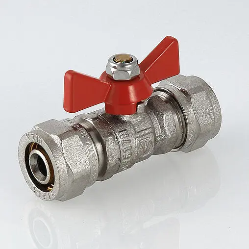 Кран шаровый для мп трубы 16мм x 16мм Valtec VT.343.N.1616