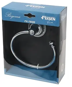 Полотенцедержатель Fixsen Bogema хром/белый с рисункомFX-78511 Полотенцедержатель Fixsen Bogema хром/белый с рисункомFX-78511, 2