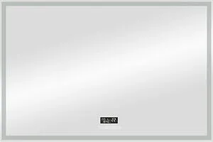Зеркало с подсветкой Continent Mercury Led 100x70 с музыкальным блоком, с подогревом белый ЗЛП685 Зеркало с подсветкой Continent Mercury Led 100x70 с музыкальным блоком, с подогревом белый ЗЛП685, 1