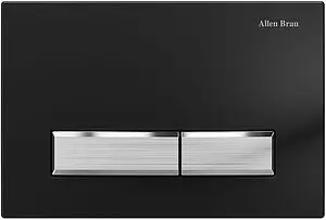 Клавиша смыва для унитаза Allen Brau Fantasy 9.20004.31 кнопки/нержавеющая сталь, панель/черный матовый Клавиша смыва для унитаза Allen Brau Fantasy 9.20004.31 кнопки/нержавеющая сталь, панель/черный матовый, 1