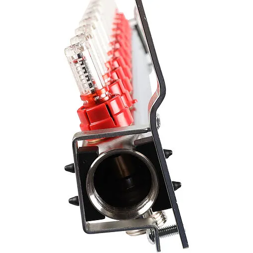 Группа коллекторная с расходомерами 11 отводов 1&quot;в/в x ¾&quot;ек Rommer RMS-1200-000011