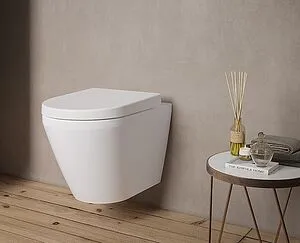 Унитаз подвесной безободковый VitrA Allegro Rim-Ex белый 7041B003-6231, 3