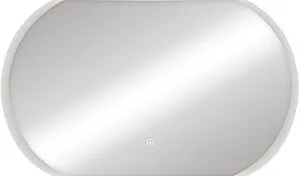 Зеркало с подсветкой Continent Polaris Led 100x60 белый ЗЛП883 Зеркало с подсветкой Continent Polaris Led 100x60 белый ЗЛП883, 1