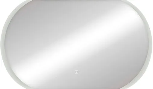 Зеркало с подсветкой Continent Polaris Led 100x60 белый ЗЛП883
