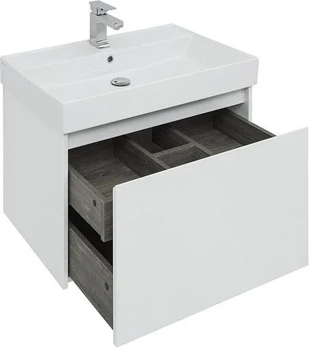 Тумба под умывальник подвесная Aquanet Nova Lite 75 белый 00242275