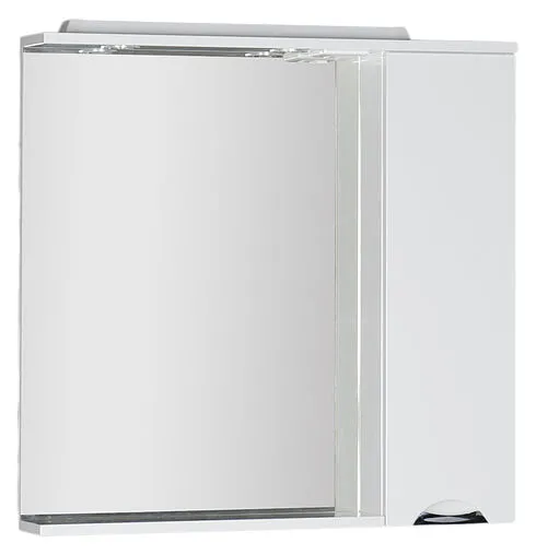 Шкаф-зеркало Aquanet Гретта 90 R белый 00179207