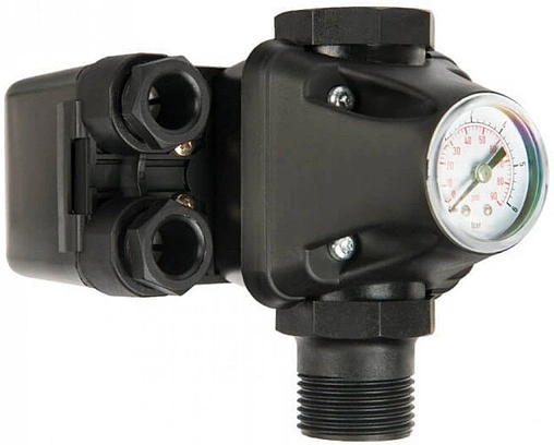 Реле давления с манометром и 3-х выводным штуцером Italtecnica PM5-3W PM5.3WG.44.00.100.00