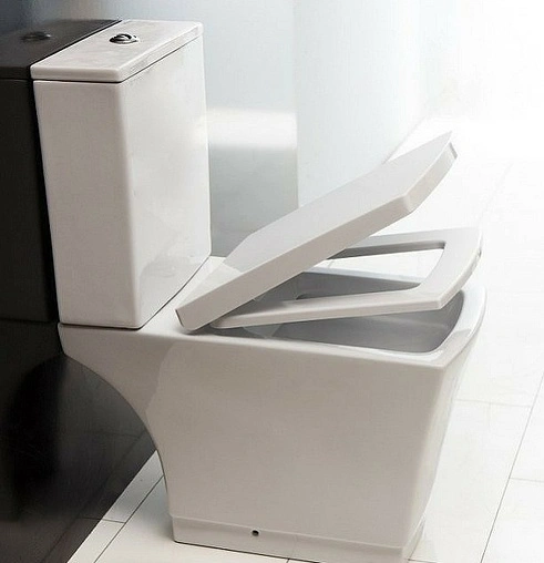 Унитаз-компакт безободковый BelBagno Regina белый BB104CP+BB104T