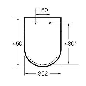 Крышка-сиденье для унитаза с микролифтом Roca Meridian белый 8012A2004 Крышка-сиденье для унитаза с микролифтом Roca Meridian белый 8012A2004, 2