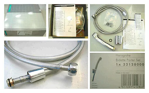 Гигиенический душ с держателем Hansgrohe хром 32129000