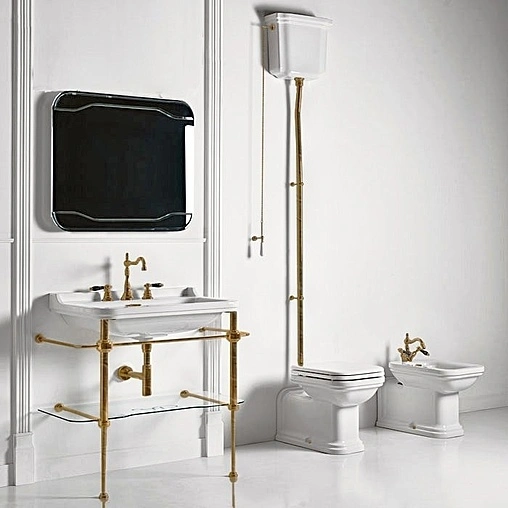 Консоль Kerasan Waldorf 108 золото 9196K2oro