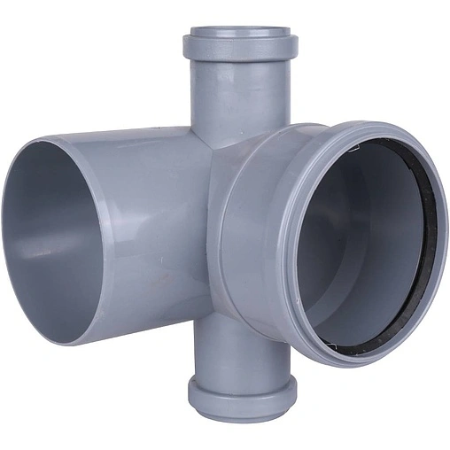 Отвод с выходами на 50 правый+левый внутренний D=110x50x50мм Угол 87° Sinikon 556003.R