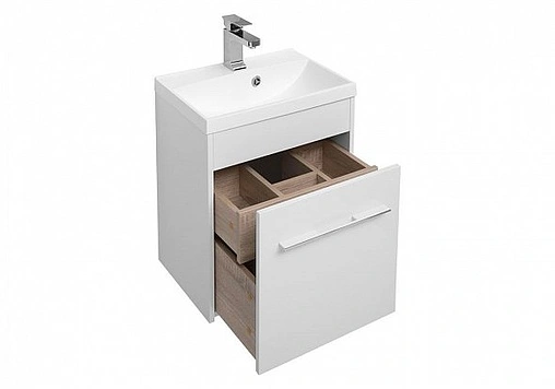 Тумба под умывальник подвесная Aquanet Августа 50 белый 00210023