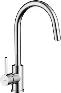 Смеситель для кухни Omoikiri Shinagawa-S-C хром 4994335, 1