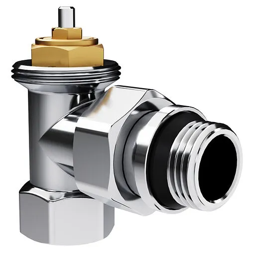 Комплект вентилей терморегулирующих угловых ½" в/н Royal Thermo Design хром RATVDU11212CH Комплект вентилей терморегулирующих угловых ½" в/н Royal Thermo Design хром RATVDU11212CH