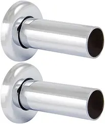 Маскировочная трубка с розеткой 2шт. Schlosser хром 603000084 Маскировочная трубка с розеткой 2шт. Schlosser хром 603000084