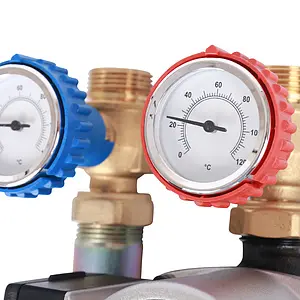 Насосный модуль с 3-х ходовым смесительным клапаном 1&quot;н х ¾&quot;в Stout SDG-0007-002002 с насосом Grundfos UPSO 15-65 130, 5