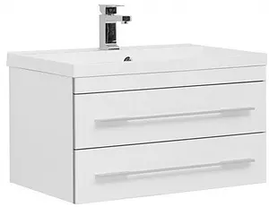 Тумба-умывальник подвесная Aquanet Верона 75 белый 00176669+00158755 Тумба-умывальник подвесная Aquanet Верона 75 белый 00176669+00158755, 1