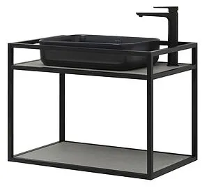 Консоль подвесная Allen Brau Liberty 75 чёрный браш 1.33001.BB+, 5