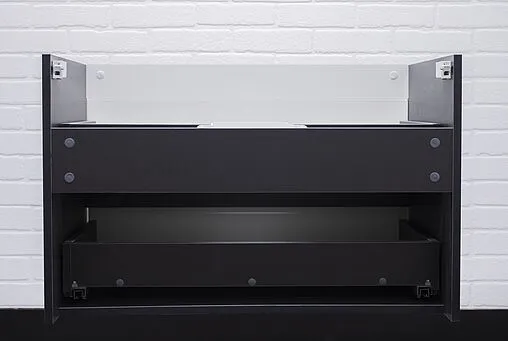 Тумба под умывальник подвесная Домино Karat 80 дуб вотан/антрацит DK3202T