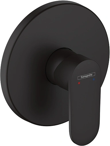 Смеситель для душа скрытого монтажа Hansgrohe Vernis Blend чёрный матовый 71667670