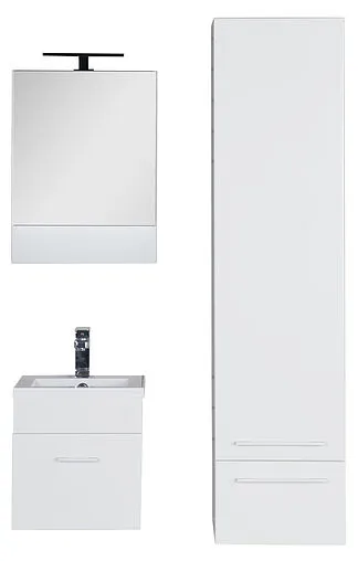 Шкаф-пенал подвесной Aquanet Нота 40 R белый 00165407 Шкаф-пенал подвесной Aquanet Нота 40 R белый 00165407