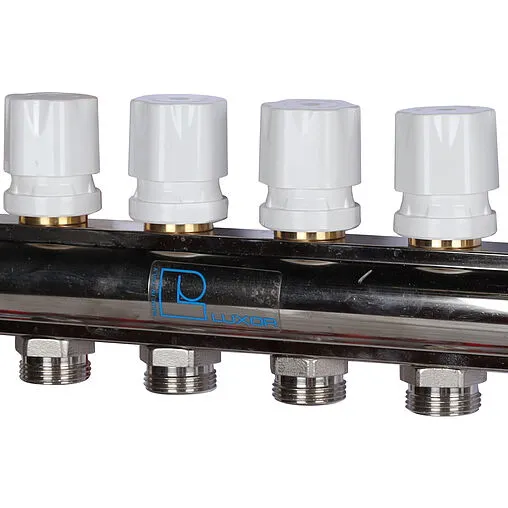 Группа коллекторная с расходомерами 7 отводов 1&quot;в/в x ¾&quot;ек Luxor CD 477/7 15662707N