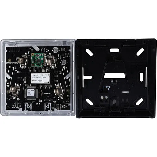 Беспроводной комнатный терморегулятор 24В Rehau Nea Smart 2.0 HRB черный 13280131003