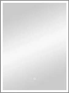 Зеркало с подсветкой Continent Frame Black Led 60x80 чёрный ЗЛП948 Зеркало с подсветкой Continent Frame Black Led 60x80 чёрный ЗЛП948, 1