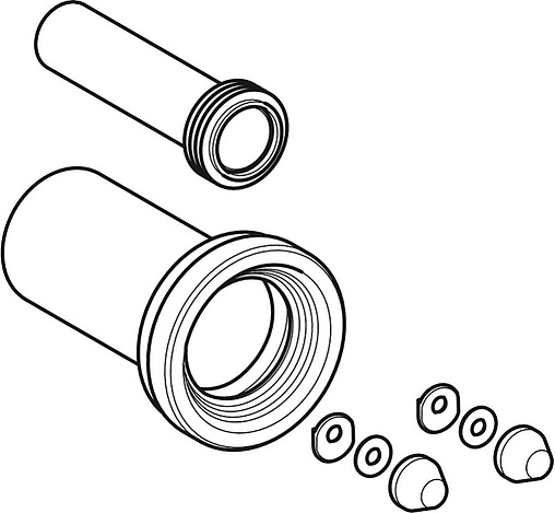 Комплект канализационной арматуры для инсталляции Geberit 152.404.46.1