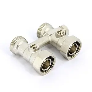 Узел нижнего подключения радиатора с байпасом прямой ¾"ек x ¾"ек Uni-Fitt 190N3300 Узел нижнего подключения радиатора с байпасом прямой ¾"ек x ¾"ек Uni-Fitt 190N3300, 4