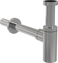 Сифон бутылочный для раковины AlcaPlast хром A400