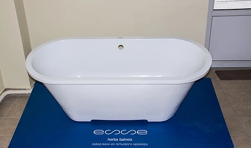 Ванна отдельностоящая из искусственного камня Esse Bali 167x71 белый EBAL1670