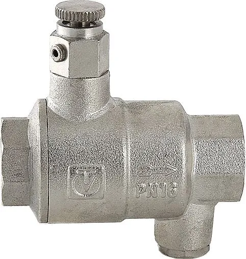 Клапан обратный пружинный с дренажем и воздухоотводчиком 1"в x 1"в Valtec VT.171.N.06