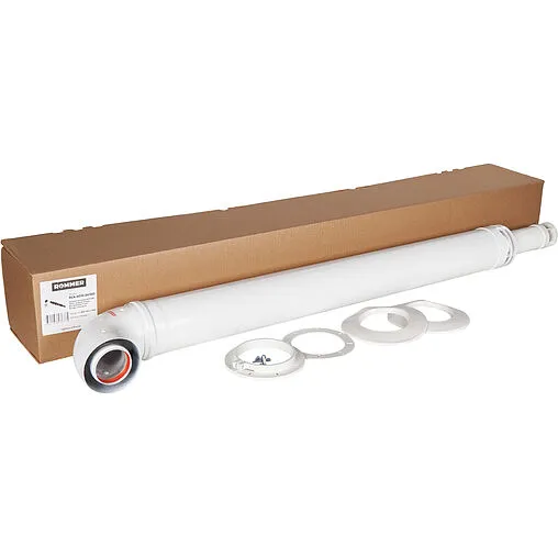 Комплект дымохода Антилед Ø 60/100мм L=1000мм Rommer Антилёд RCA-6010-241220