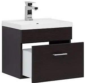 Тумба-умывальник подвесная Aquanet Нота 50 венге 00159093+00204095 Тумба-умывальник подвесная Aquanet Нота 50 венге 00159093+00204095, 4