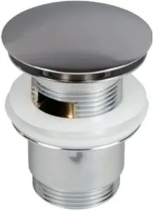 Выпуск автоматический для раковины с переливом SantecPro хром AQ136K Выпуск автоматический для раковины с переливом SantecPro хром AQ136K, 1