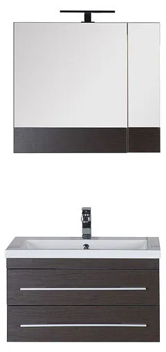 Шкаф-зеркало Aquanet Нота 75 L венге 00159109