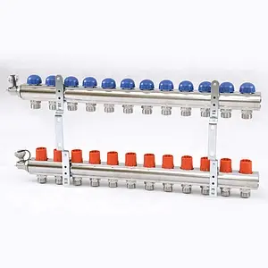 Группа коллекторная без расходомеров 12 отводов 1&quot;в/в x ¾&quot;ек Uni-fitt 441E4312, 4