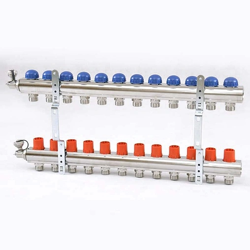 Группа коллекторная без расходомеров 12 отводов 1&quot;в/в x ¾&quot;ек Uni-fitt 441E4312
