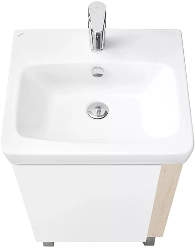 Тумба-умывальник Aquaton Кантри 50 белый/дуб верона 1A2578K0AHB20