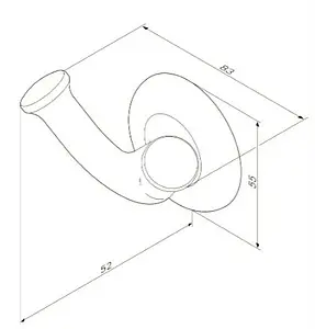 Крючок двойной Am.Pm Like хром A8035600 Крючок двойной Am.Pm Like хром A8035600, 2