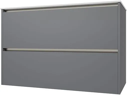 Тумба под умывальник подвесная Allen Brau Activity 100 платина/олива браш 1.34014.PGM