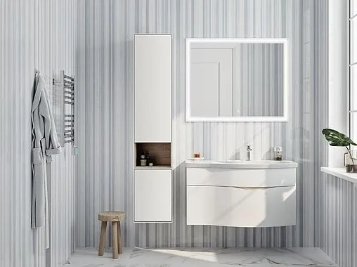 Зеркало с подсветкой Kerama Marazzi 100 белый MI.P.100