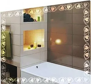 Зеркало с подсветкой Continent Vichy Led 91.5x68.5 ЗЛП87, 1