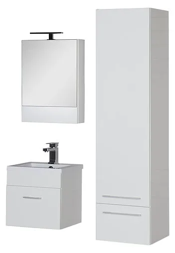 Шкаф-пенал подвесной Aquanet Нота 40 R белый 00165407 Шкаф-пенал подвесной Aquanet Нота 40 R белый 00165407