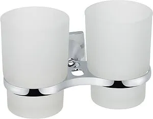 Стакан двойной Grampus Ocean хром GR-2007 Стакан двойной Grampus Ocean хром GR-2007, 1